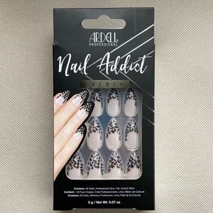 Ardell Nail Addict leopard French nails